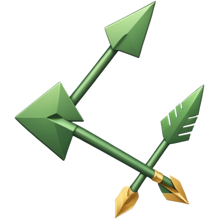 Arrow like in computer, colour dark khaki  emoji