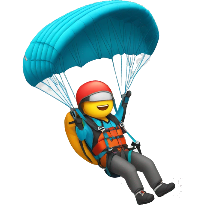 Paragliding emoji