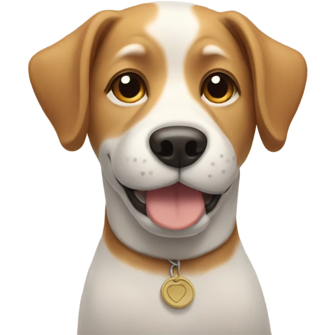 Dog with his eyes closed  emoji