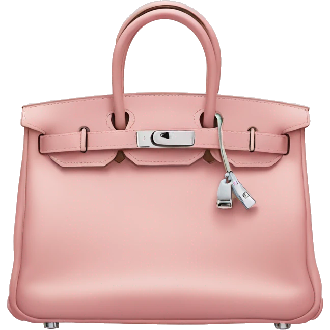 hermes light pink birkin bag emoji