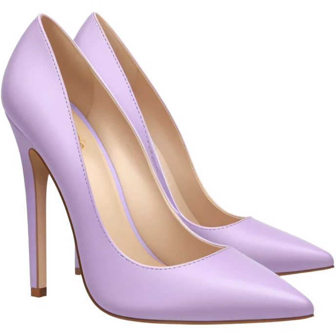 lilac pastel pumps emoji