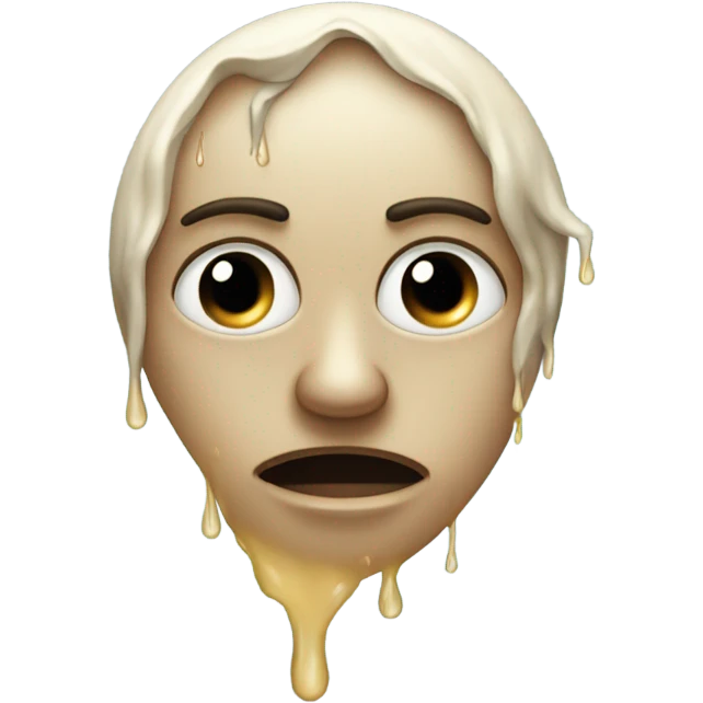 Crying moon emoji