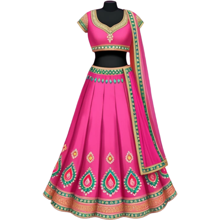 indian lehenga emoji