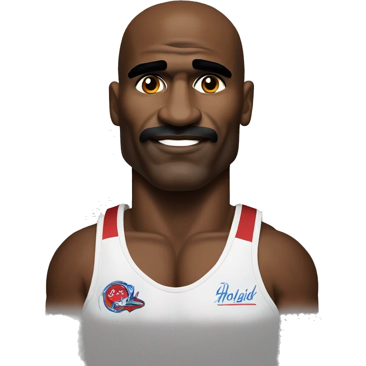 Evander Holyfield as he appeared the night he beat Mike Tyson  emoji