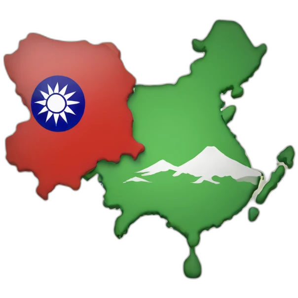 Taiwan map and flag emoji
