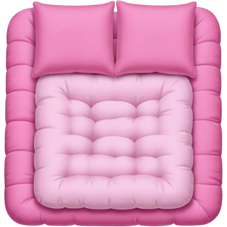 pink bed topview emoji