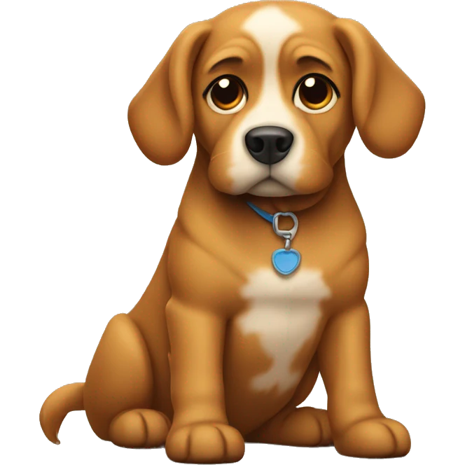dog with no legs emoji