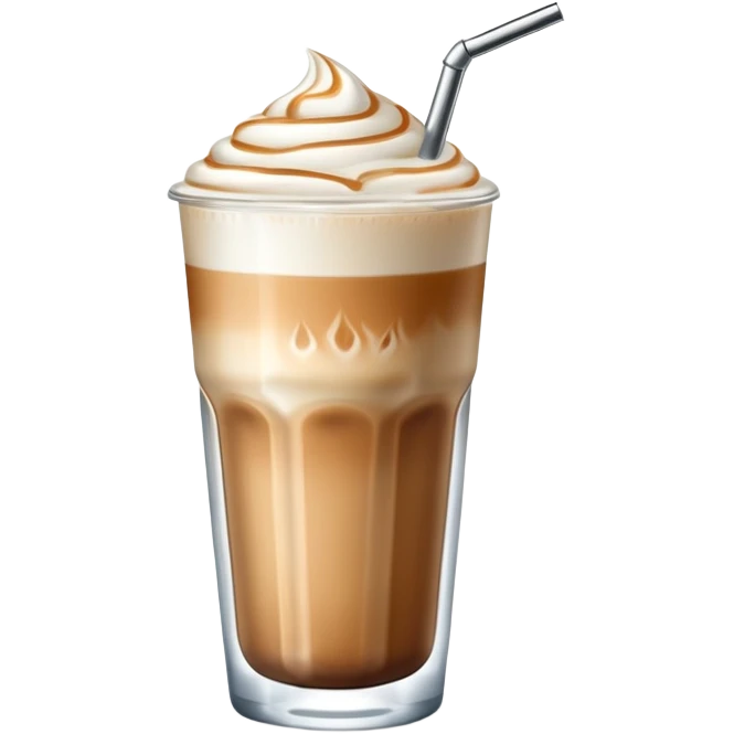 Ice latte emoji