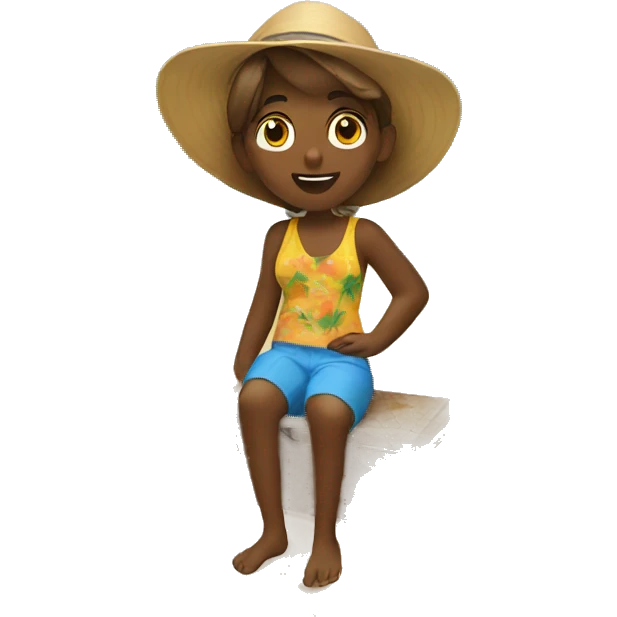 beach vacation emoji