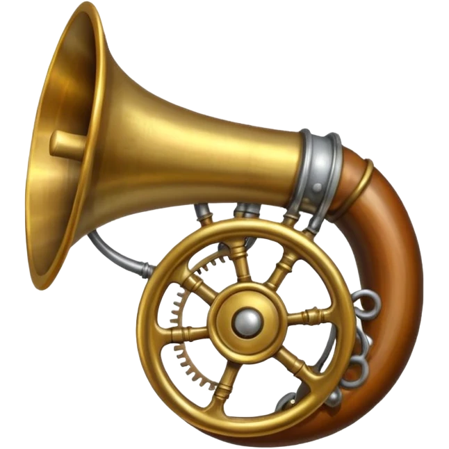 steam punk horn emoji
