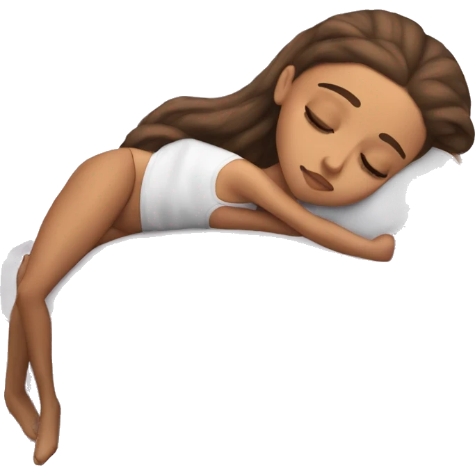 Ariana Grande sleeping emoji