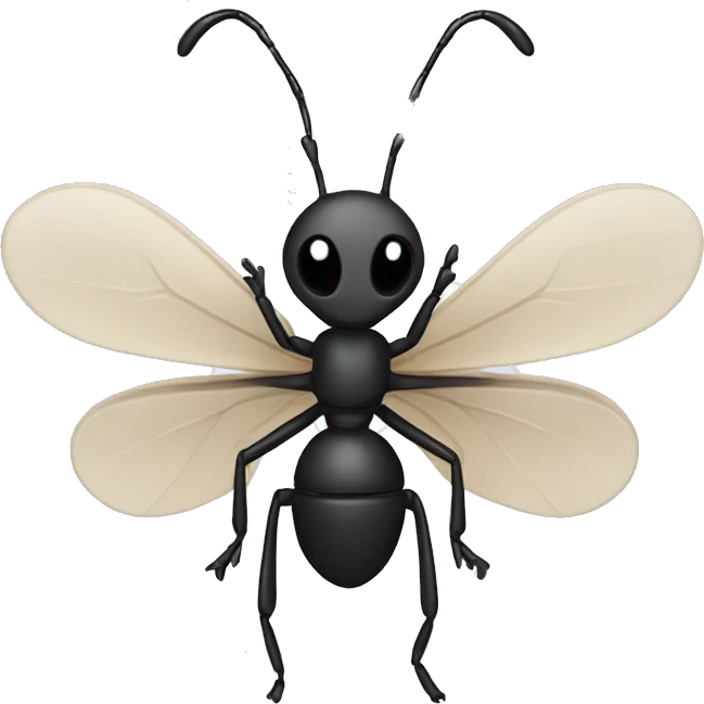 an ant angel emoji