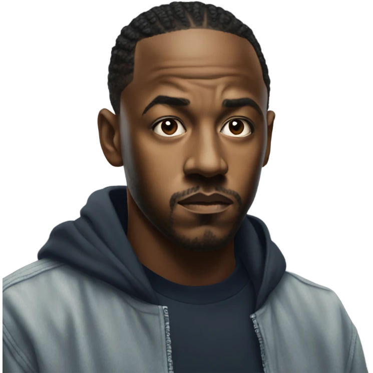 Kendrick Lamar focused emoji