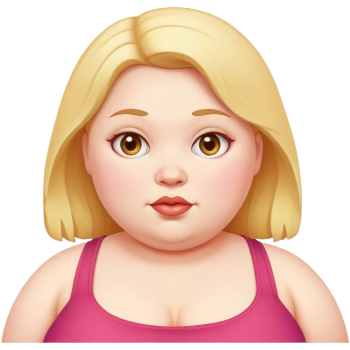 Fat girl emoji