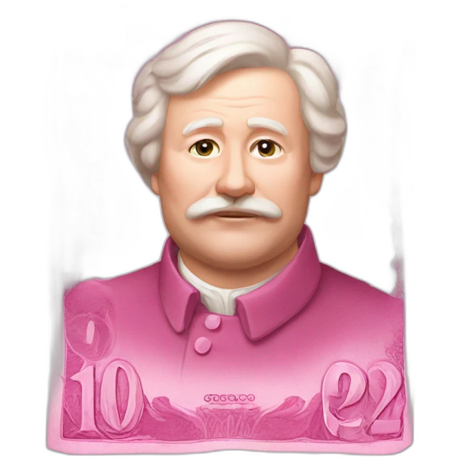 pink bill russian ruble emoji