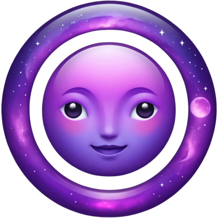 lunar cycles purple emoji
