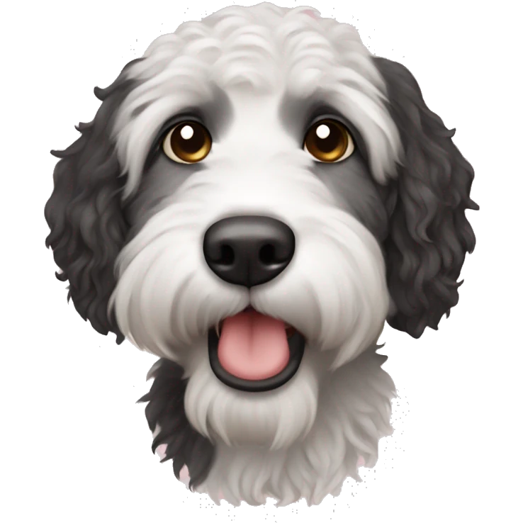 Bernadoodle  emoji
