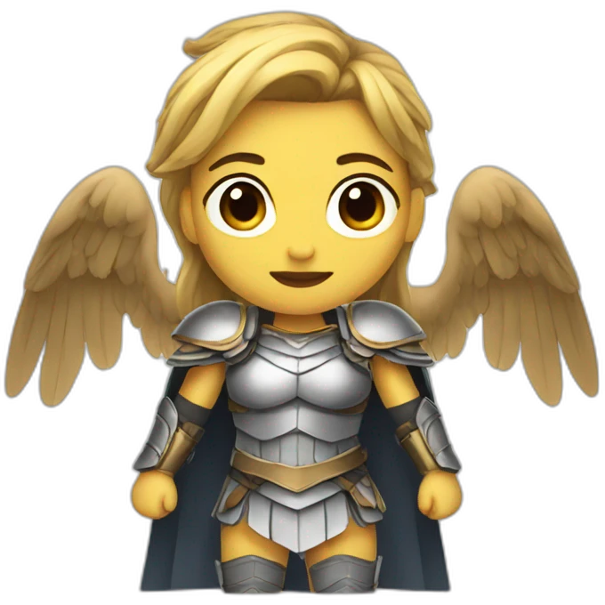 Valkyrie with wings  emoji