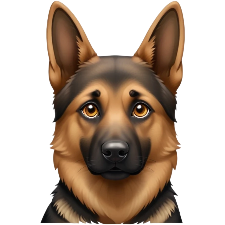 German Shepard emoji