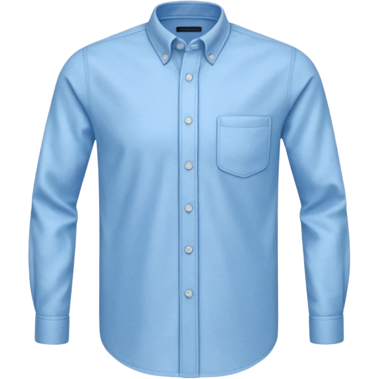light blue oxford shirt emoji