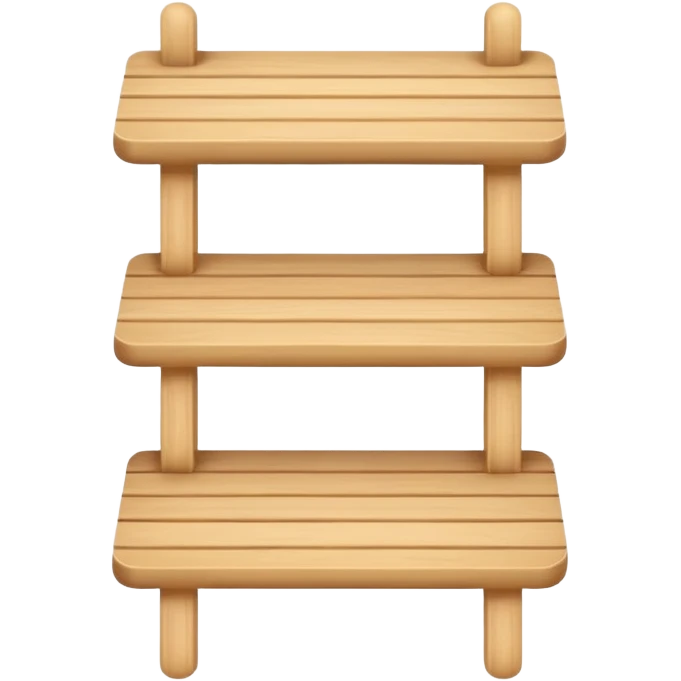 a small stand with horizontal shelves emoji