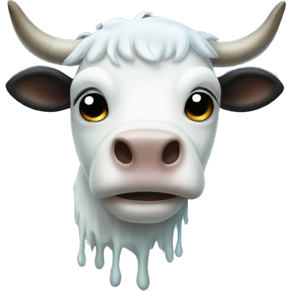 ghost cow emoji