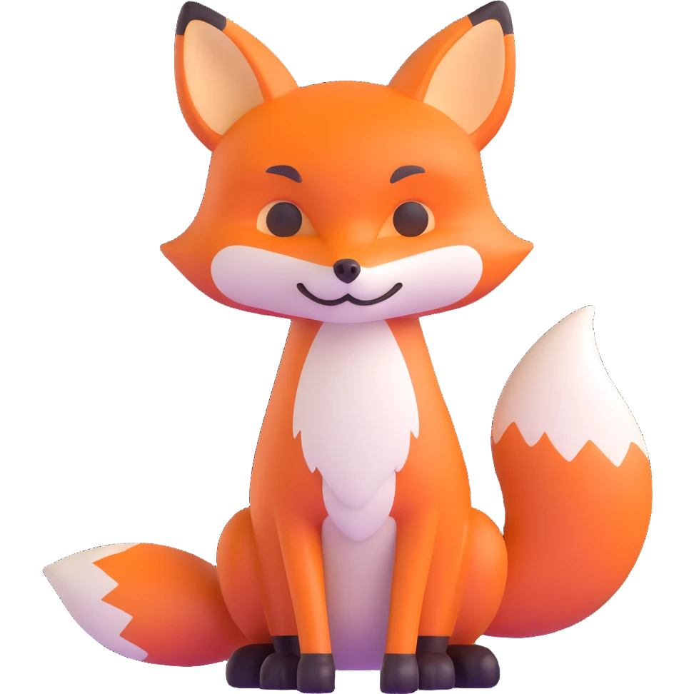 cute fox emoji