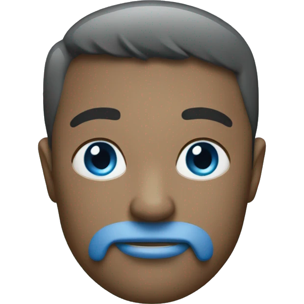 A pop with the color blue emoji