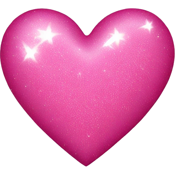 Sparkly pink heart  emoji
