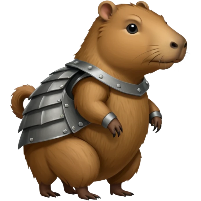 armored capybara emoji