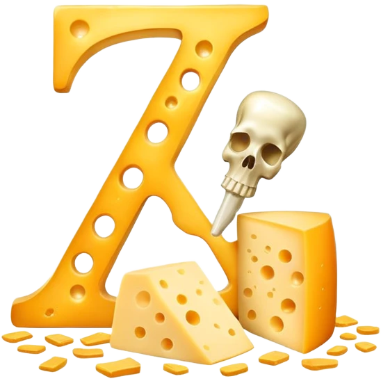 Ethereal vitamin K2 symbol and a glowing bone surrounded by translucent, shimmering pieces of cheese floating in a magical arrangement. Golden rays connect the cheese to the K2 symbol and then to the glowing bone, showing the pathway of nutrients. emoji