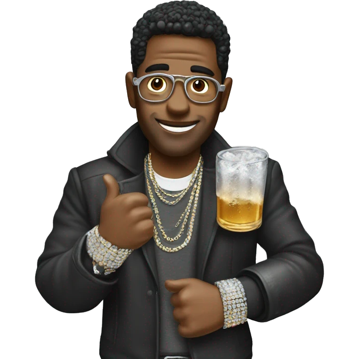 bling bling thums up emoji