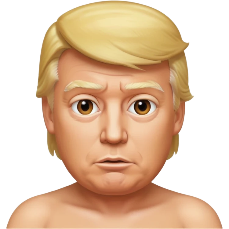 naked trump emoji