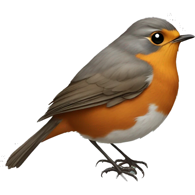 Robin bird emoji