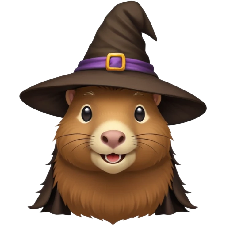 capypara in role witch emoji