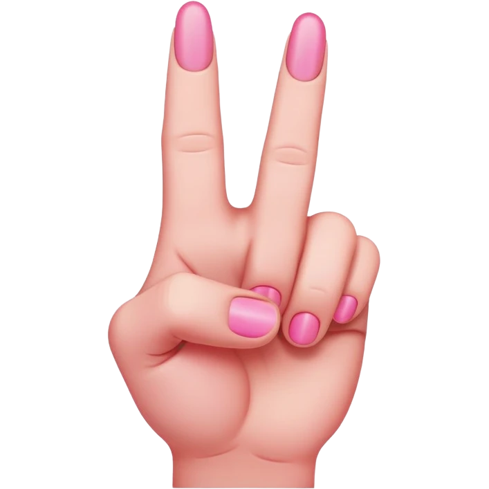 Pink middle finger  emoji