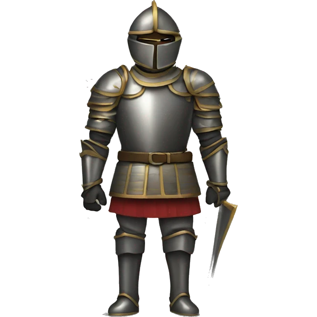Armored figure emoji