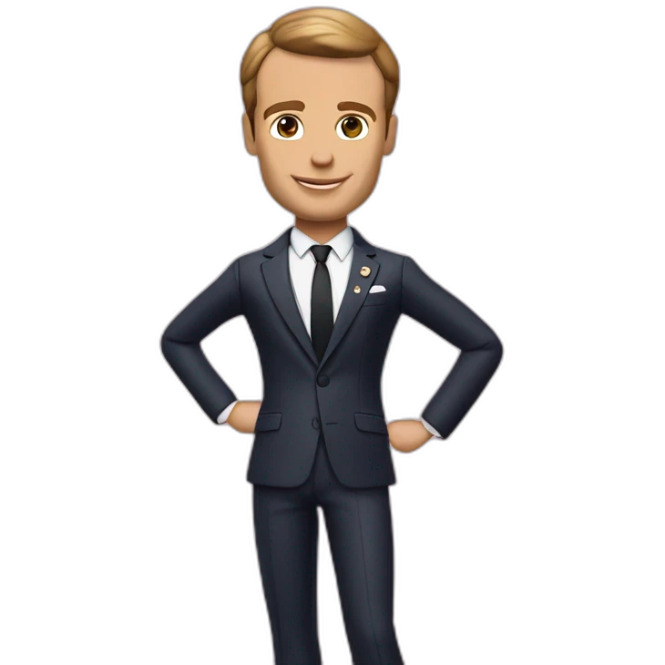macron en barbie emoji