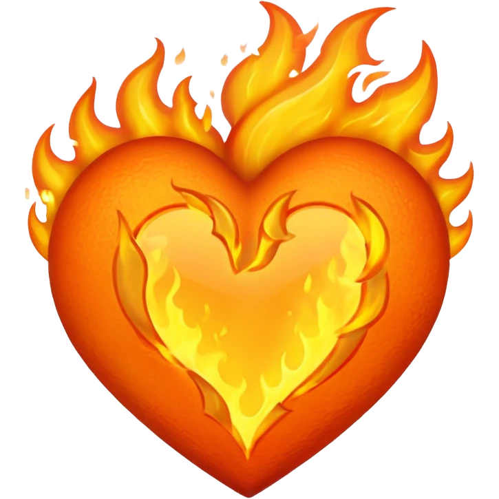 Fiery Heart emoji