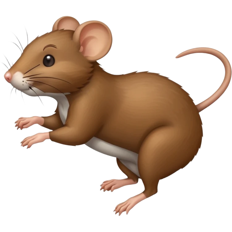 rat running on 4 emoji