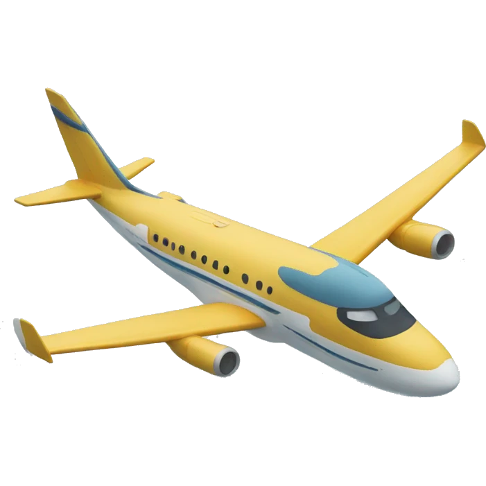 Plane in the ocean  emoji