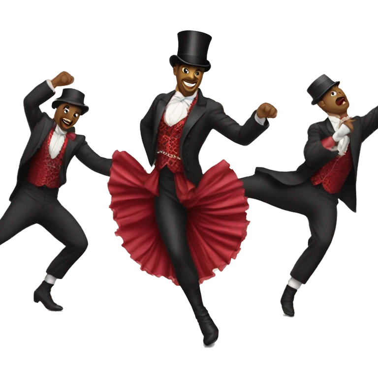 Can-can dance moulin rouge emoji