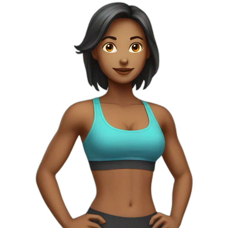 Crosstrainer girl emoji
