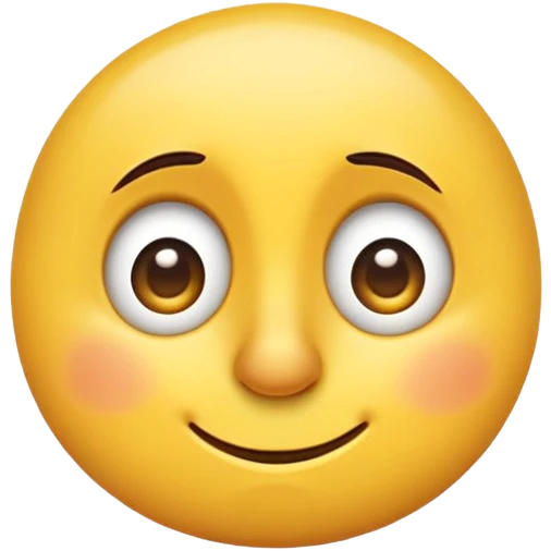 A yellow emoji face with a long Pinocchio-style nose, slightly tilted eyes looking to the side, and a small smirk. The expression shows guilt or mischief, indicating someone is lying. emoji