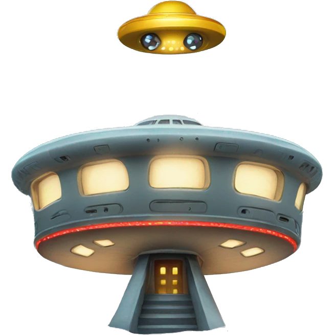 UFO christmas emoji