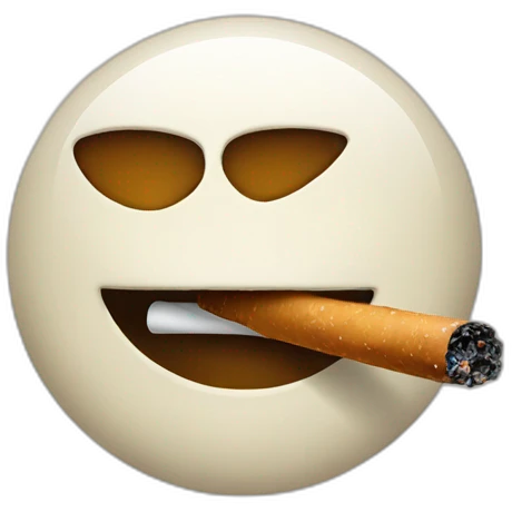 love emoji smoking emoji
