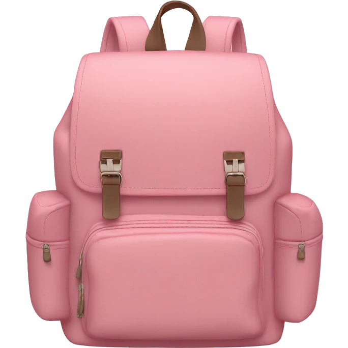 backpack soft pink color  emoji