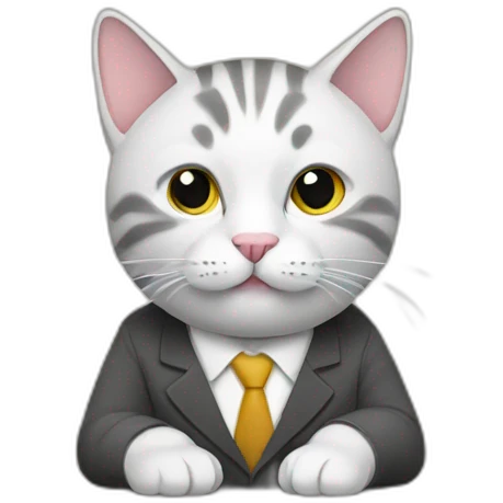 Cat project manager emoji