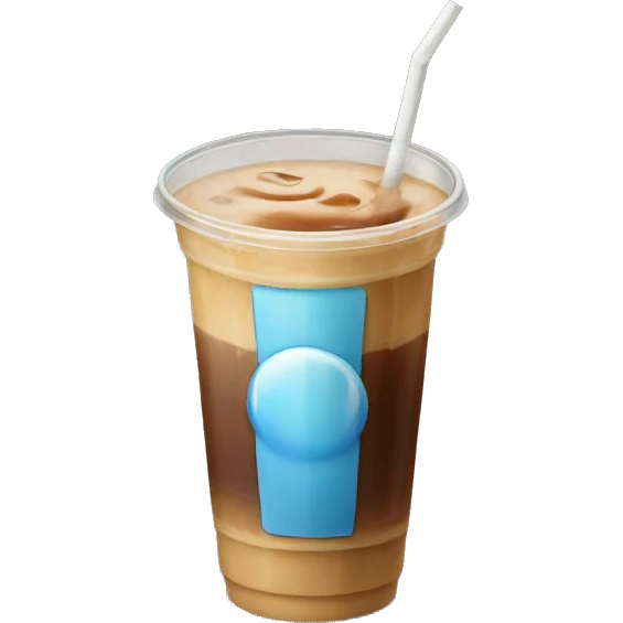 Iced coffee emoji
