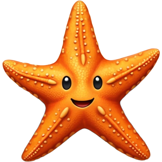 Sunset starfish emoji